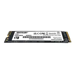 Накопичувач SSD M.2 Patriot P320 1TB NVMe 2280 Gen3.0 x4 3D TLC (P320P1TBM28) - мініатюра 3