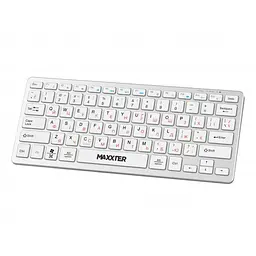 Клавиатура беспроводная Maxxter KBWC01S 2.4G Wireless Silver