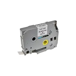 Стрічка для принтера етикеток UKRMARK RL-B-S-T231P-BK/WT, TZES231. підвищеної адгезії 12 мм (900232)