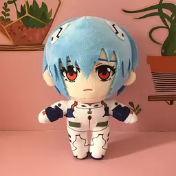 М'яка іграшка Євангеліон Аянамі Рей Evangelion Rei Ayanami 20 см PCH CM RA - мініатюра 2