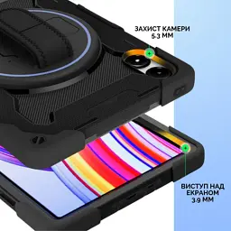 Чохол до планшета BeCover Horizontal Handle Xiaomi Redmi Pad 2 Pro 12.1" Black (715503) - миниатюра 2