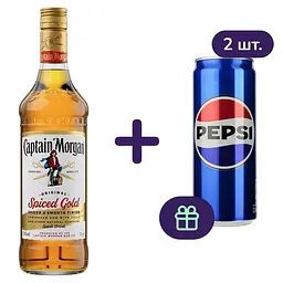 Ромовий напій Captain Morgan Spiced Gold 35% 1 л (3920)