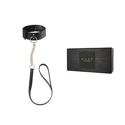 Чокер Bijoux Indiscrets MA - Wide Chocker Black - мініатюра 2
