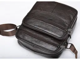 Чоловіча шкіряна сумка Vintage 22,5х18,5х5 см sum0012796 - мініатюра 7