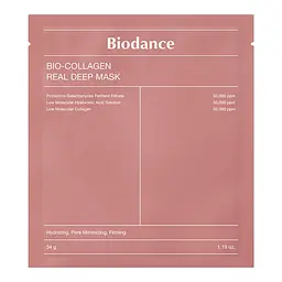 Маска гідрогелева нічна з колагеном Bio-Collagen Real Deep Mask Biodance 1 шт