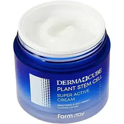 Крем  для обличчя FarmStay Derma Cube Plant Stem Cell Super Active Cream 80 мл - мініатюра 3
