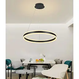 Світильник стельовий Miorro LED Montana з пультом ДУ та APP 94W 1000х600 мм чорний (51-313-021) - мініатюра 7