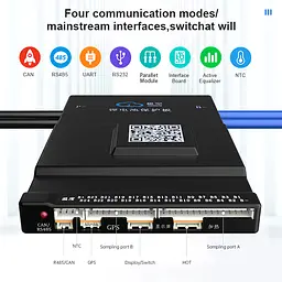 Смарт плата з активним балансиром BMS JiKong JK-BD6A24S20P 7S-24S / 20V-100V / 200A Інтелектуальний контролер керування акумулятором LiFePO4, Li-ion, LTO (19793) - мініатюра 7