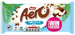 Шоколадний батончик Nestle Aero Coconut Chocolate Sharing Bar 90 г