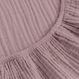 Комплект постільної білизни Cosas двоспальний муслін з простирадлом на резинці CAMELLIA CS1 180 x 220 см (Muslin_012Camellia_El160x30-012Camellia_180) - мініатюра 8