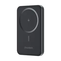 Повербанк 5000mAh Choetech B709 Black PD3.0 бездротова магнітна зарядка (43-00148)