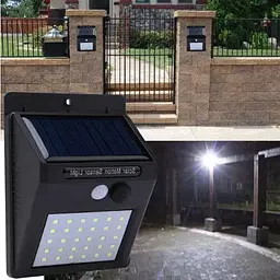 Вуличний ліхтар із датчиком руху на сонячній батареї BL-609 20SMD - мініатюра 3