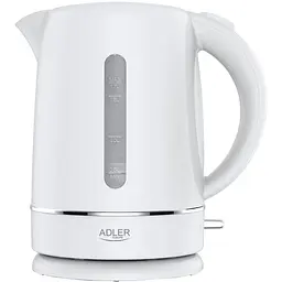 Електрочайник Adler AD 1385 white 2200Вт/ 1.7л/ пластик/ автовимкнення/ білий