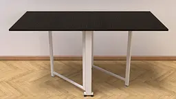 Стіл-книга трансформер Оріон 2 Ferrum-decor 750x1520x730 Білий метал ДСП Венге Магія 16 мм (FRD-105427) - мініатюра 4