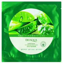 Заспокійлива маска для обличчя Bioaqua Soothing & Moisture Aloe Facial Mask 30 г