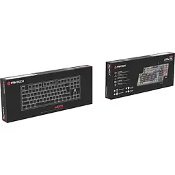 Клавіатура Fantech Atom MK876 Red Switch Gray [MK876GR] [115621] - мініатюра 5