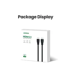 Кабель мультимедійний HDMI M to HDMI M 2.0m braided HD140 black Ugreen (80403) - мініатюра 6