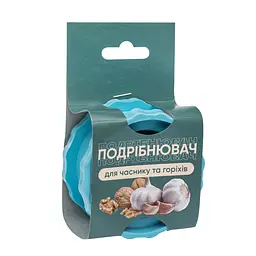 Подрібнювач часнику цибулі горіхів кунжуту часничниця млин для часнику механічний часникодавка кухонна, Kitchette 86557 - мініатюра 6