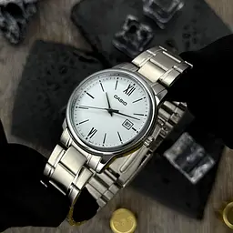 Чоловічий годинник Casio MTP-V002D-7B3 Сріблястий ( AT1141-0271 ) - мініатюра 4