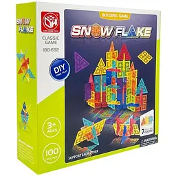 Дитячий набір-конструктор YG Toys Snow Flake 188-692, 100 деталей
