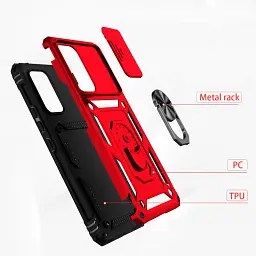 Панель BeCover Military для Samsung Galaxy A13 5G SM-A136 / A04s SM-A047 Red (708214) - мініатюра 5