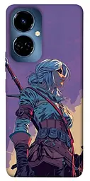 TPU чохол Demsky The witcher ciri для TECNO Camon 19 (CI6n) / 19 Pro (CI8n)