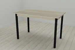 Кухонний стіл Ferrum-decor Маріо 75x120x60 Чорний ДСП Сонома 16мм (FRD-106324) - мініатюра 5