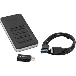 Зовнішній жорсткий диск Verbatim Store 'n' Go KeyPad 1TB (53401) [157798] - мініатюра 6