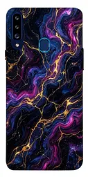 TPU чохол Demsky Purple space marble для Samsung Galaxy A20s