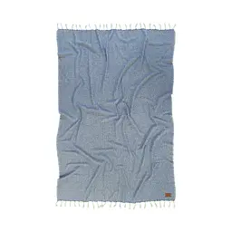 Плед-накидка Barine - Wool Basket indigo синій 120x175