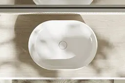 Умивальник Hansgrohe Xuniva U накладний без переливу SmartClean white 61073450 - мініатюра 2
