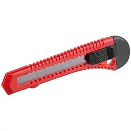 Ніж сегментний висувний будівельний Intertool 18 мм HT-0500