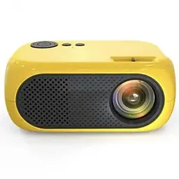 Проєктор портативний XIDU M24 з динаміком/перехідником для WiFi Yellow - мініатюра 6