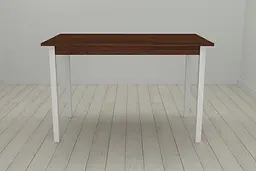Стіл кухонний Ferrum-decor Маріо 75x120x80 Білий ДСП Венге 16мм (FRD-105627) - мініатюра 3