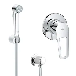 Набір гігієнічного душу прихованого монтажу Grohe BauLoop New з Vitalio trigger spray QuickFix UA202416QF, Хром
