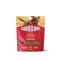 Ласощі для собак хрусткі Carnilove Crunchy Snack Ostrich with Blackberries страус і ожина 200 г