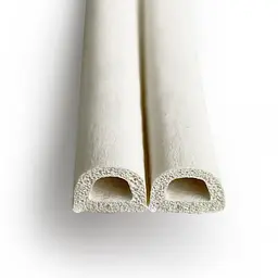 Ущільнювач для дверей клейкий D-подібний 6 м HORST білий (DS-D 9x7,5 WHITE) - мініатюра 8
