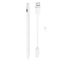 Стилус Hoco Smooth series magnetic rechargeable capacitive pen for Pad GM107 - мініатюра 2
