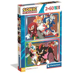 Пазл Clementoni 2 в 1 Sonic, 2 по 60 елементів (24821)