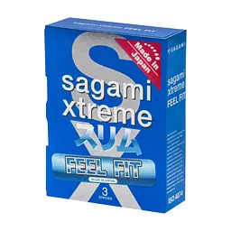 Презервативи Sagami Xtreme Feel Fit 3 шт. (4974234811939)
