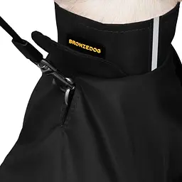 Дощовик для собак BronzeDog Textile L чорний - мініатюра 2