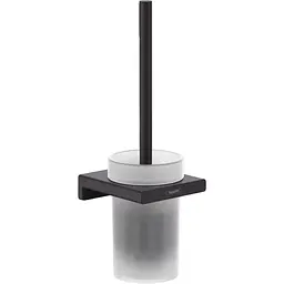 Йоржик для унітазу підвісний Hansgrohe AddStoris Matt Black 41752670, Чорний матовий