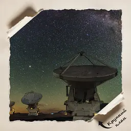 Інтер'єрна картина Телескоп ALMA, астрономія, космос, 60×43 см (id0565) - мініатюра 5