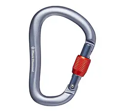 Карабін Black Diamond RockLock Screwgate Сірий