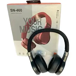 Бездротові навушники RIAS SN-460 Bluetooth з функцією плеєра Black - мініатюра 4