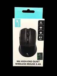 Миша бездротова 4you M6 black ( Тиха, 2.4Ггц, 6кн, 800-1600DPI) - мініатюра 2