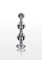 Пробка анальна Toy Joy Medium Diamond Star Beads, 11.7х2.7 см - мініатюра 2