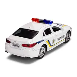 Автомодель дитяча Toyota Camry Поліція TechnoDrive KM250416 масштаб 1:43 - мініатюра 15