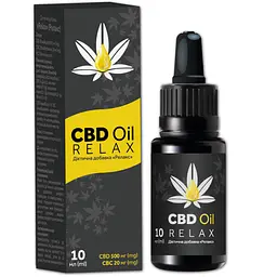 Канабідіол CBD OkPharma Олія Релакс 500 мг по 10 мл у флаконі з піпеткою 40 доз