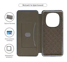Чехол-книга ArmorStandart G-Case для Xiaomi Redmi Note 15 4G Blue - миниатюра 3